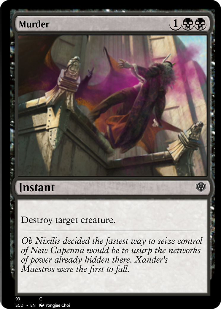 mtg ob nixilis commander deck Ob Nixilis, Captive Kingpin Death by a Thousand Pings Magic MTG Commander  Deck main image 0