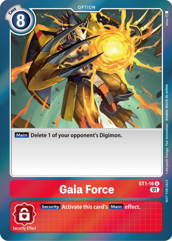 Gaia Force [ST1-16] (ST-11 Special Entry Pack) [Starter Deck: Gaia Red Promos]