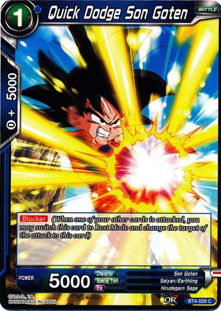 Quick Dodge Son Goten (BT4-029) [Colossal Warfare]