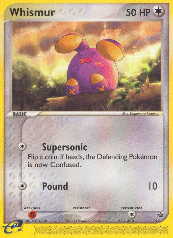 Whismur (019) [Nintendo: Black Star Promos]