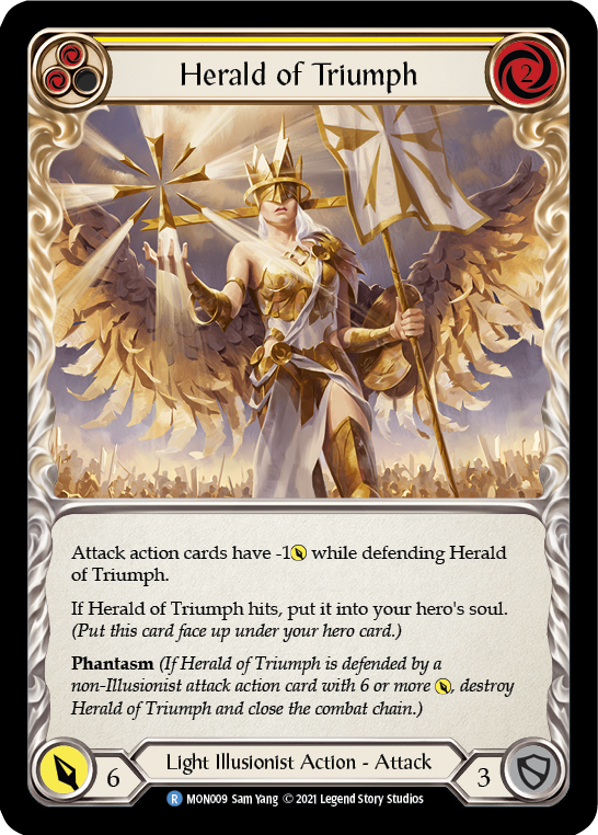 Herald of Triumph (Yellow) [MON009] (Monarch)  1st Edition Normal