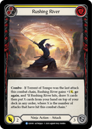 Rushing River (Yellow) [CRU061] (Crucible of War)  1st Edition Rainbow Foil