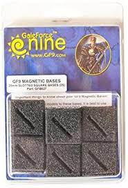 Gale Force Nine 25mm Slotted Square Magnetic Bases