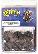 Gale Force Nine 25mm Slotted Round Magnetic Bases