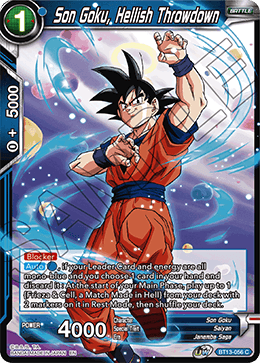 Son Goku, Hellish Throwdown (Common) (BT13-056) [Supreme Rivalry]