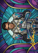 Aron, Benalia's Ruin Art Card (Gold-Stamped Signature) [Dominaria United Art Series]