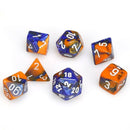 Chessex Gemini Blue-Orange/white Polyhedral 7-Die Set (CHX 26452)