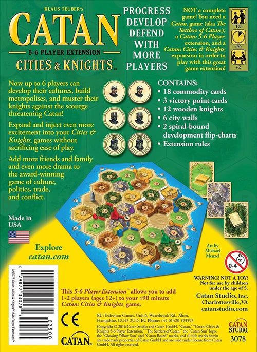 Catan: Cities & Knights 5-6 Player Extension