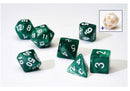 Sirius Dice Green Pearl 8 Piece Polyhedral Dice Set