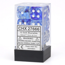 Chessex Nebula Dark Blue/white 16mm d6 Dice (CHX 27666)