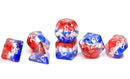 Sirius Dice Star Spangled Banner 8 Piece Polyhedral Dice Set