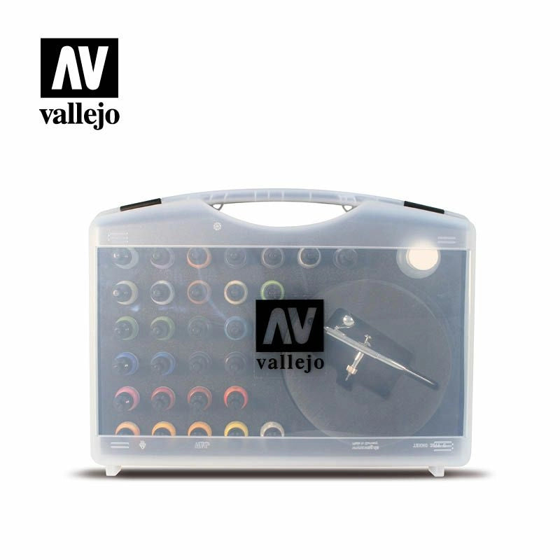 Vallejo Game Air - Basic Colours & Airbrush Set