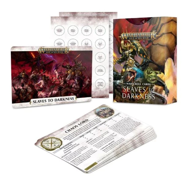 Warscroll Cards: Slaves to Darkness (2019)