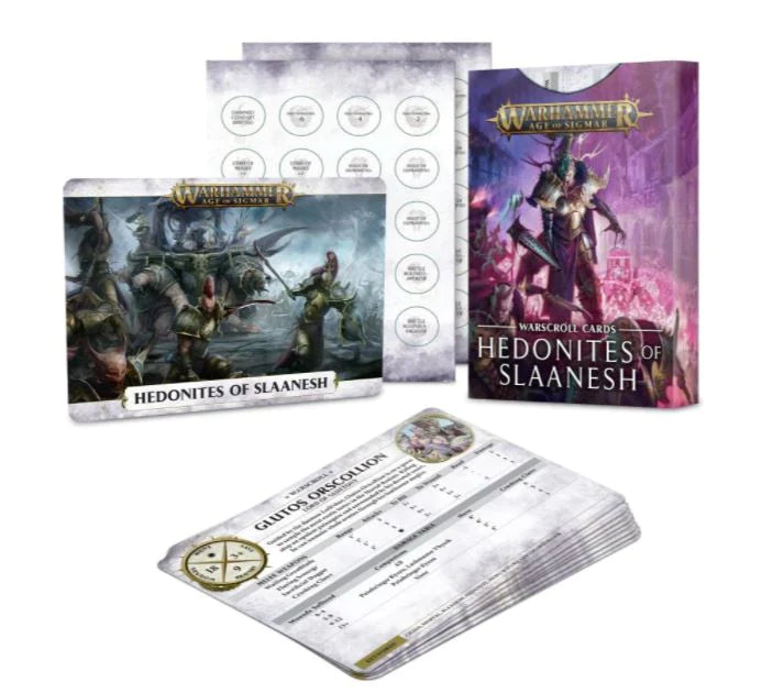 Warscroll Cards: Hedonites of Slaanesh (2021)