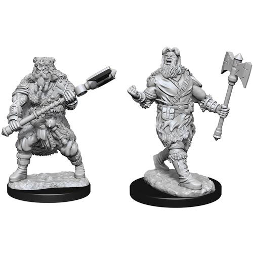 D&D Nolzur's Marvelous Miniatures Human Barbarian