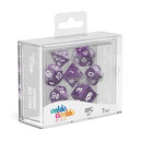 Oakie Doakie Marble Purple Polyhedral 7-Die Set